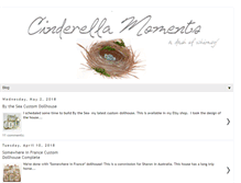 Tablet Screenshot of cinderellamoments.com
